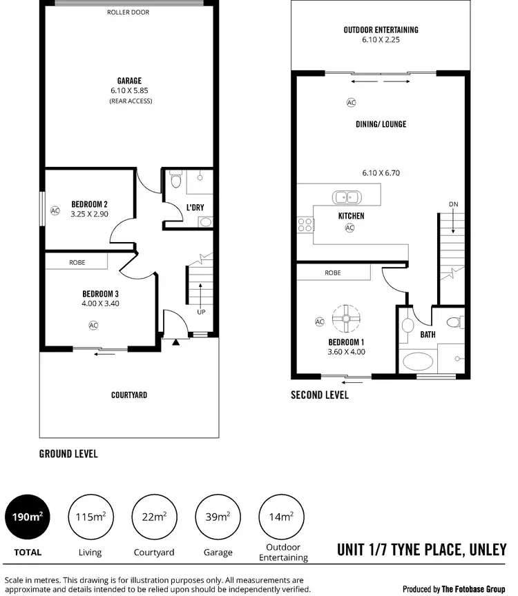 Floorplan of Homely house listing, 1/7 Tyne Place, Unley SA 5061