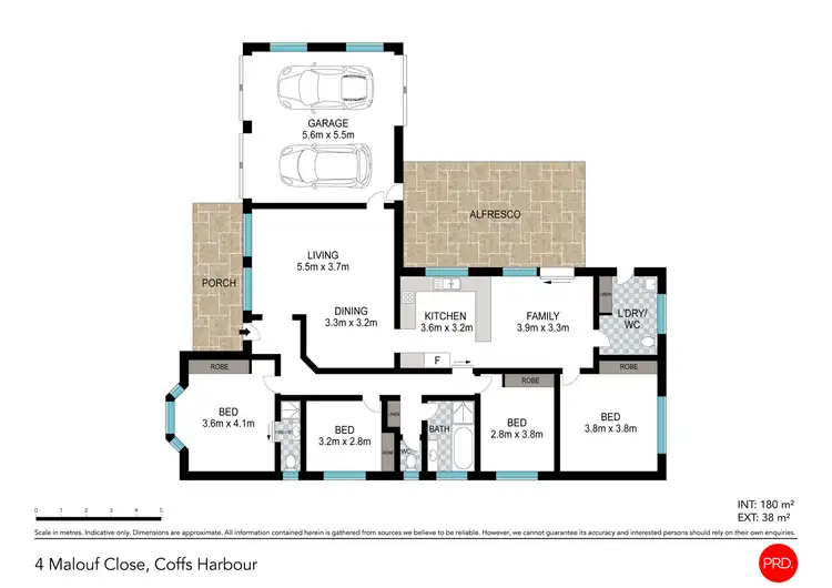 Floorplan of Homely house listing, 4 Malouf Close, Coffs Harbour NSW 2450