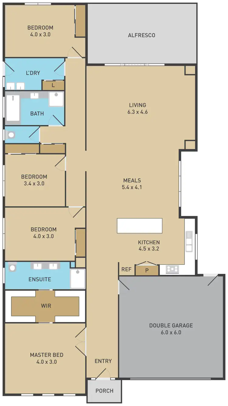 Floorplan of Homely house listing, 27 Gisborne Way, Caroline Springs VIC 3023