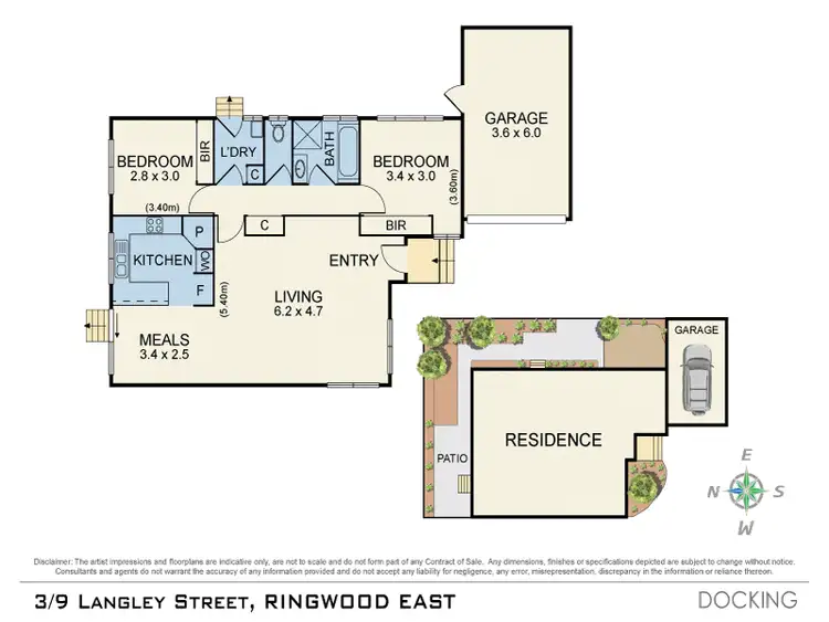 Floorplan of Homely unit listing, 3/9 Langley Street, Ringwood East VIC 3135