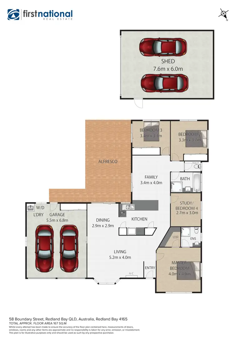 Floorplan of Homely house listing, 58 Boundary Street, Redland Bay QLD 4165