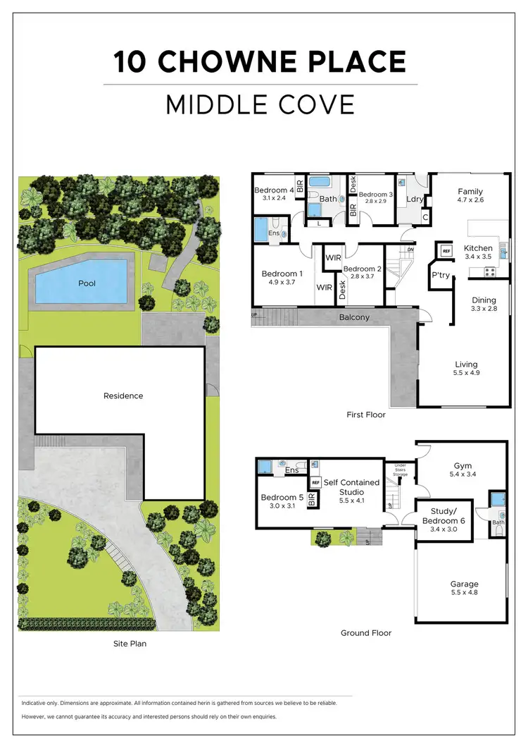 Floorplan of Homely house listing, 10 Chowne Place, Middle Cove NSW 2068