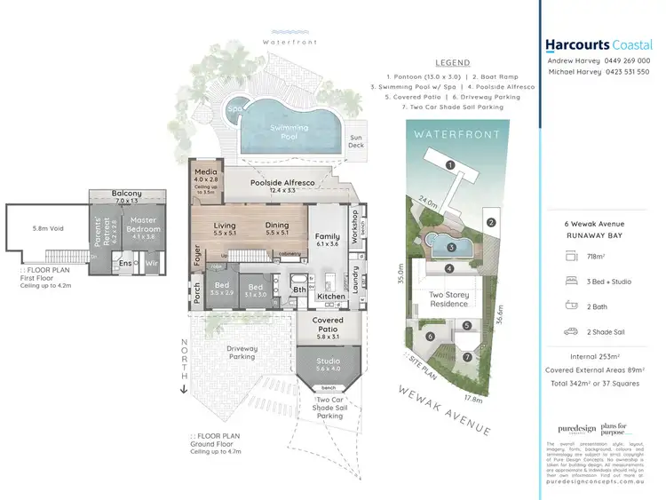 Floorplan of Homely house listing, 6 Wewak Avenue, Runaway Bay QLD 4216