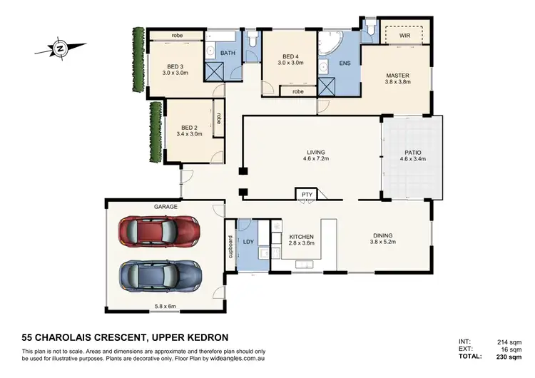 Floorplan of Homely house listing, 55 Charolais Crescent, Upper Kedron QLD 4055