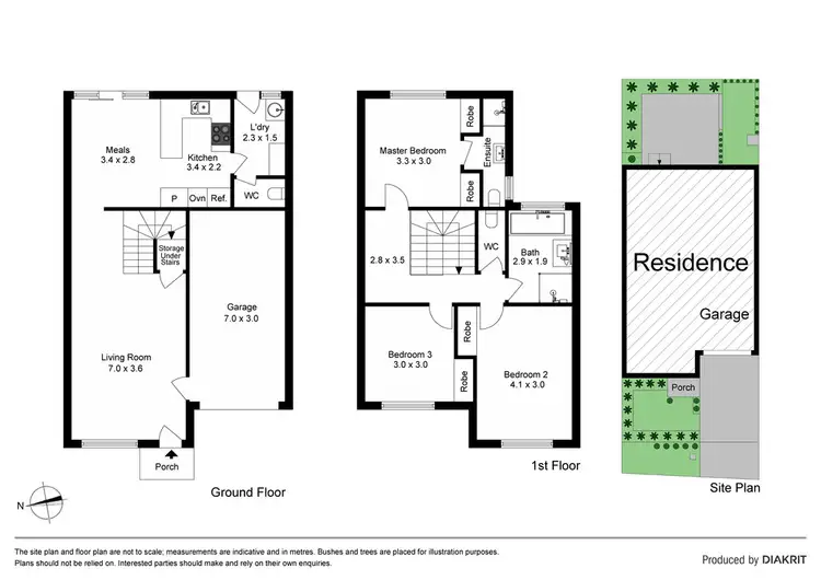 Floorplan of Homely townhouse listing, 21 Crown Close, Oakleigh East VIC 3166