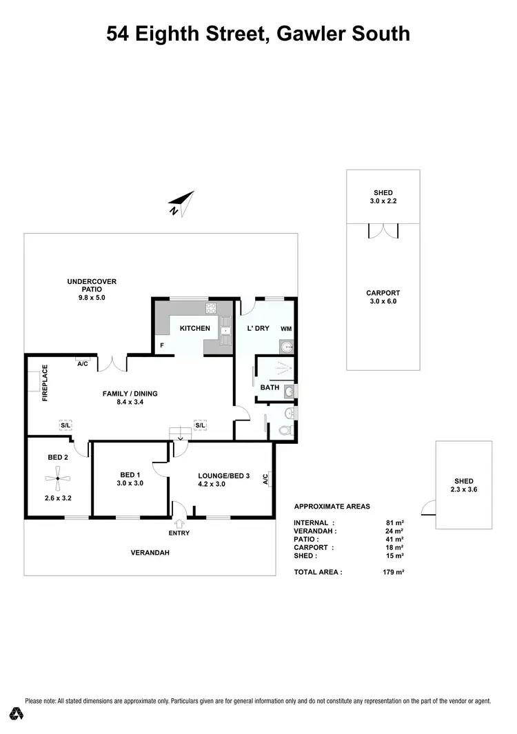Floorplan of Homely house listing, 54 Eighth Street, Gawler South SA 5118