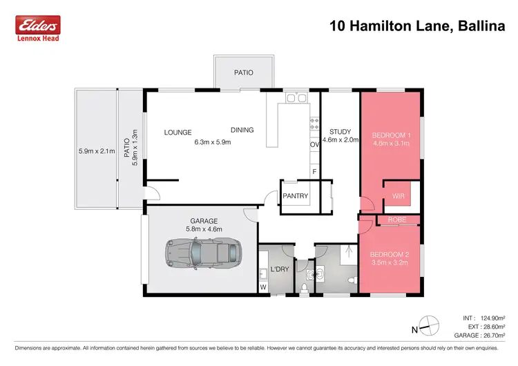 Floorplan of Homely house listing, 10 Hamilton Lane, Ballina NSW 2478