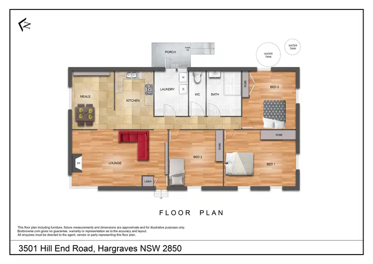 Floorplan of Homely house listing, 3501 Hill End Road, Hargraves, Mudgee NSW 2850