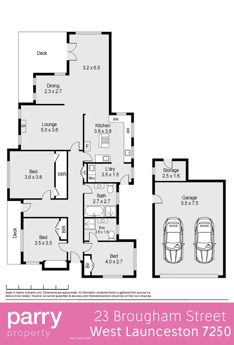Floorplan of Homely house listing, 23 Brougham Street, West Launceston TAS 7250