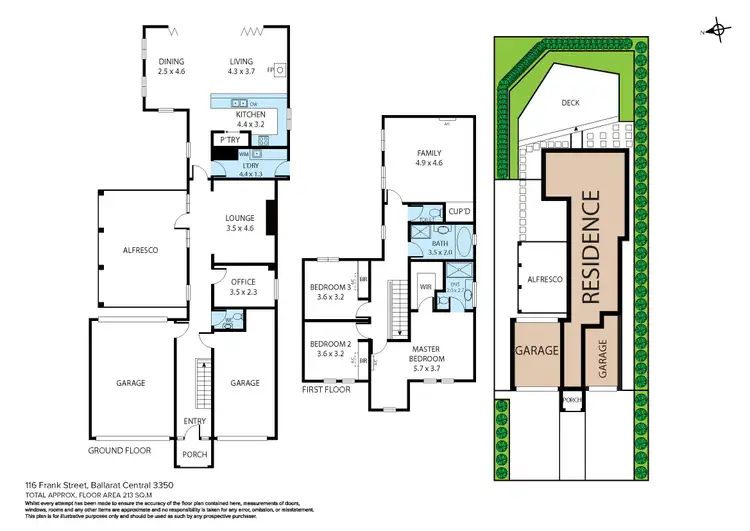 Floorplan of Homely house listing, 116 Frank Street, Ballarat VIC 3350