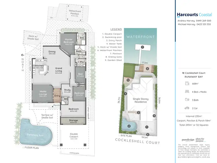 Floorplan of Homely house listing, 18 Cockleshell Court, Runaway Bay QLD 4216