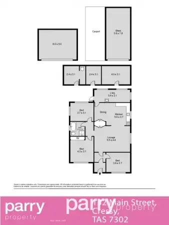 Floorplan of Homely house listing, 132 Main Street, Cressy TAS 7302