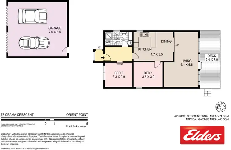 Floorplan of Homely house listing, 67 ORAMA CRESCENT, Orient Point NSW 2540