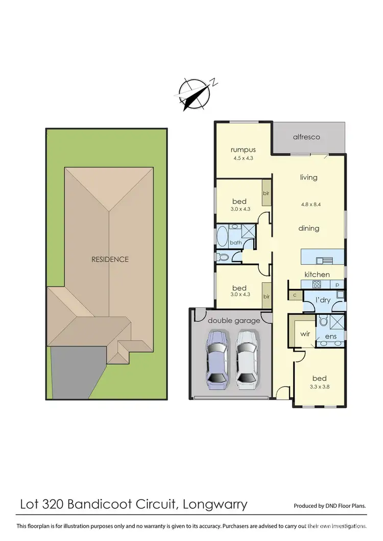 Floorplan of Homely house listing, 8 Bandicoot Circuit, Longwarry VIC 3816