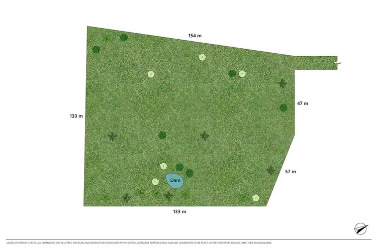 Floorplan of Homely land listing, 170 Old Mt Samson Road, Closeburn QLD 4520