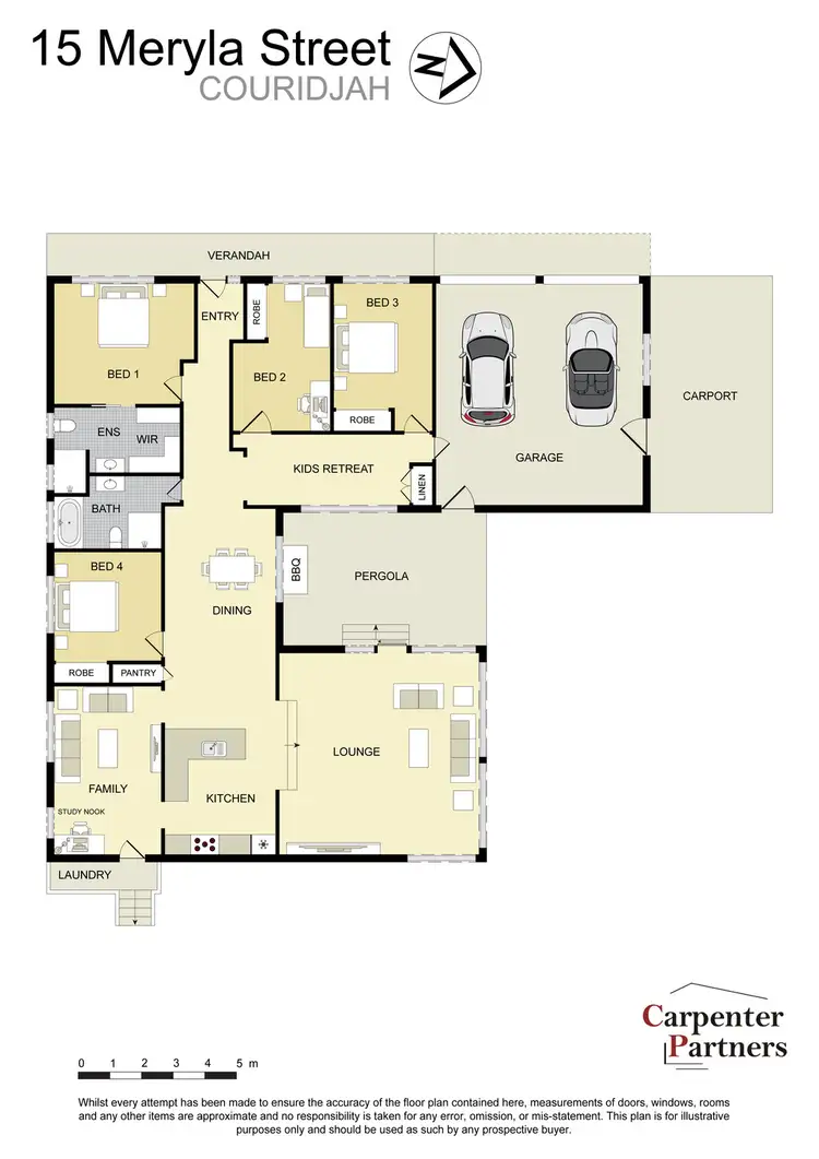 Floorplan of Homely house listing, 15 Meryla Street, Couridjah NSW 2571