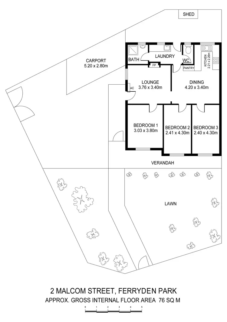 Floorplan of Homely house listing, 2 Malcolm Street, Ferryden Park SA 5010