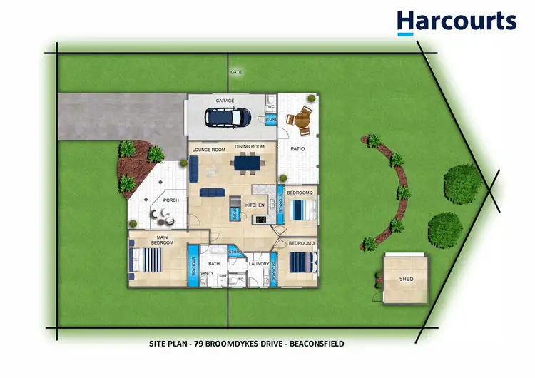 Floorplan of Homely house listing, 79 Broomdykes Drive, Beaconsfield QLD 4740