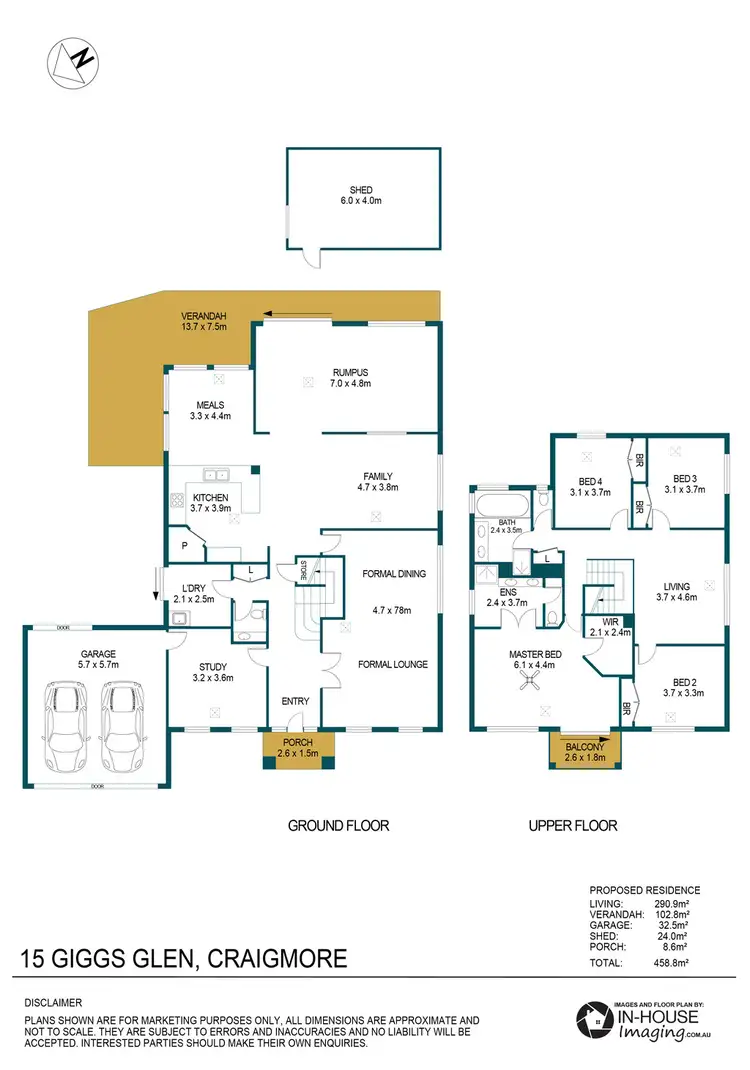 Floorplan of Homely house listing, 15 Giggs Glen, Craigmore SA 5114