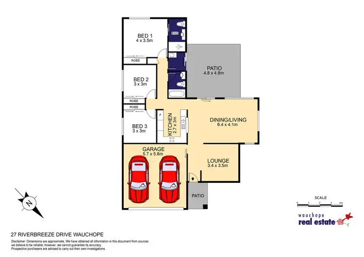 Floorplan of Homely house listing, 27 Riverbreeze Drive, Wauchope NSW 2446