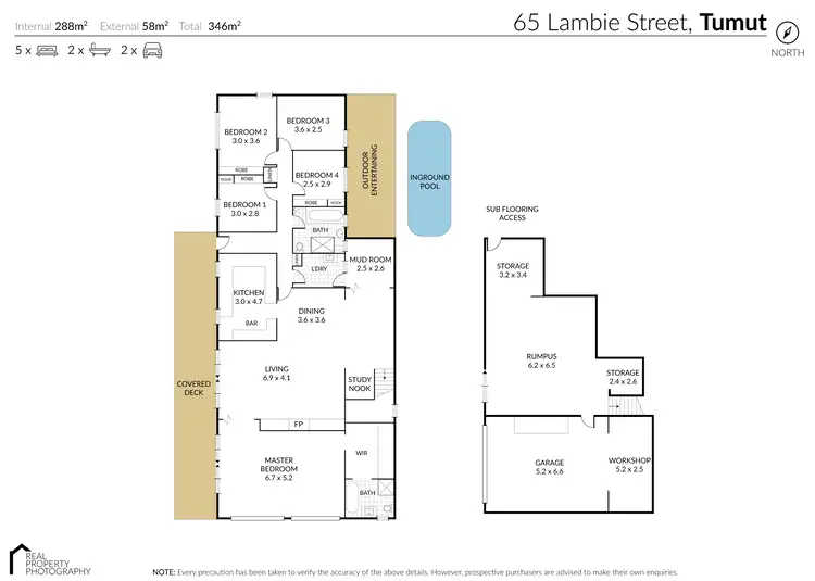 Floorplan of Homely house listing, 65 Lambie Street, Tumut NSW 2720