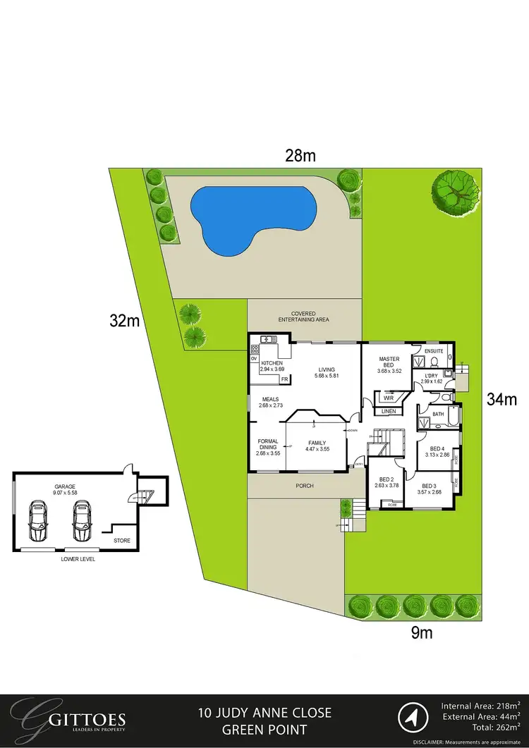 Floorplan of Homely house listing, 10 Judy Anne Close, Green Point NSW 2251
