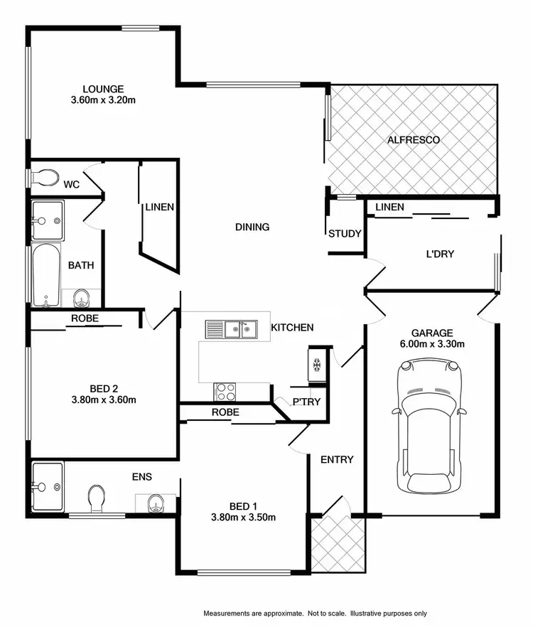 Floorplan of Homely house listing, 24 Thornbill Terrace, Bandiana VIC 3691