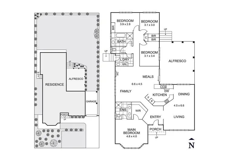 Floorplan of Homely house listing, 9 Farrer Court, Warranwood VIC 3134