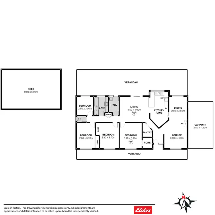 Floorplan of Homely house listing, 16 SANDLAND STREET, Goolwa South SA 5214