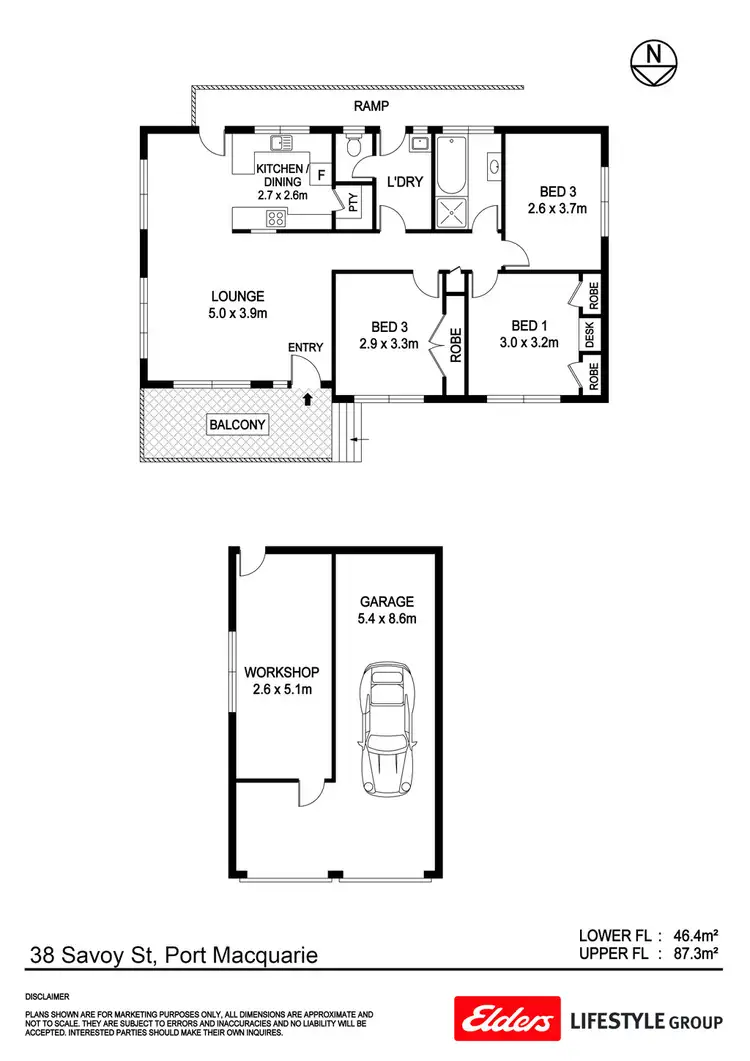Floorplan of Homely house listing, 38 Savoy Street, Port Macquarie NSW 2444