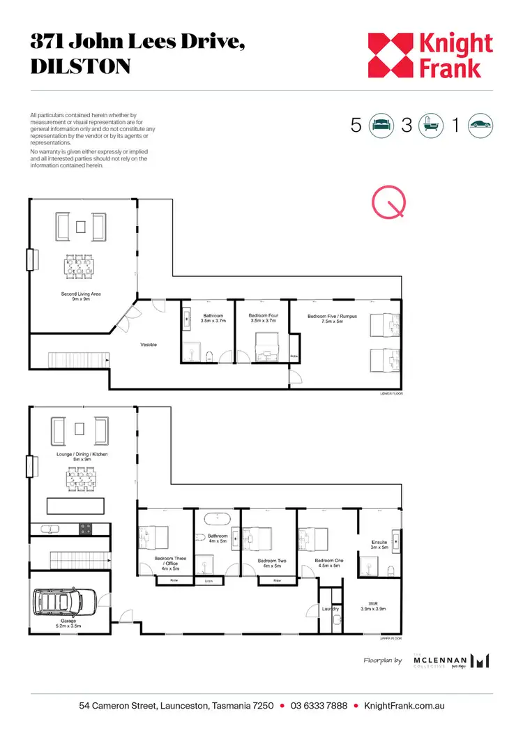 Floorplan of Homely house listing, 371 John Lees Drive, Dilston TAS 7252