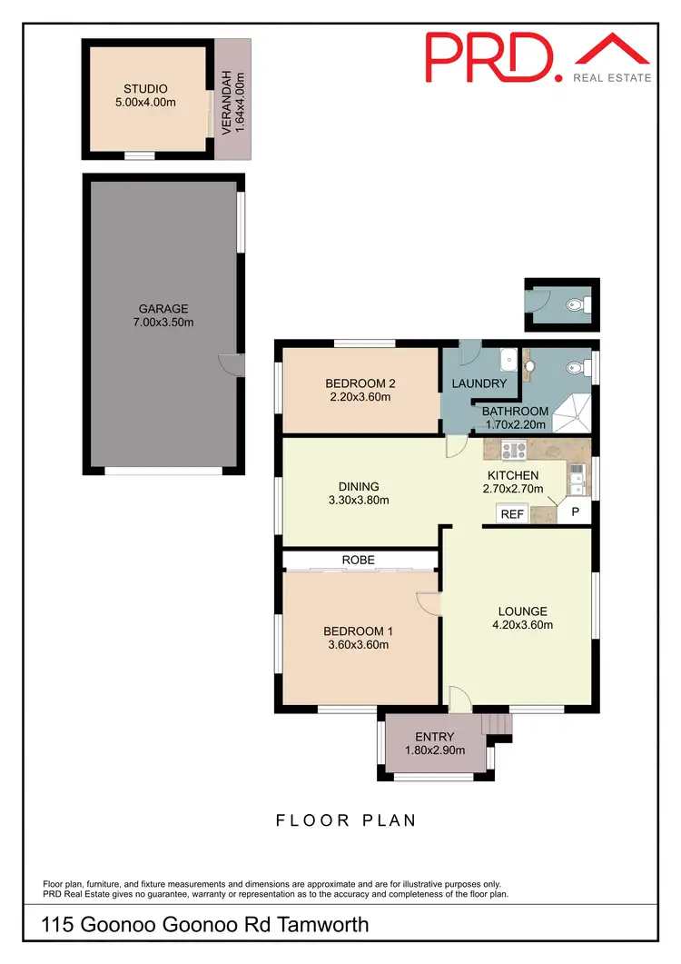 Floorplan of Homely house listing, 115 Goonoo Goonoo Road, Tamworth NSW 2340