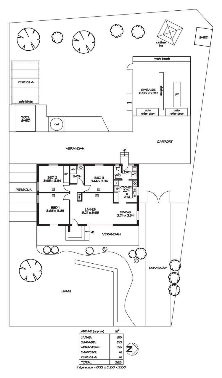 Floorplan of Homely house listing, 11 Brown Street, Northfield SA 5085