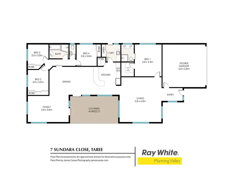 Floorplan of Homely house listing, 7 Sundara Close, Taree NSW 2430