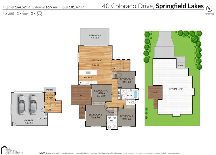 Floorplan of Homely house listing, 40 Colorado Drive, Springfield Lakes QLD 4300