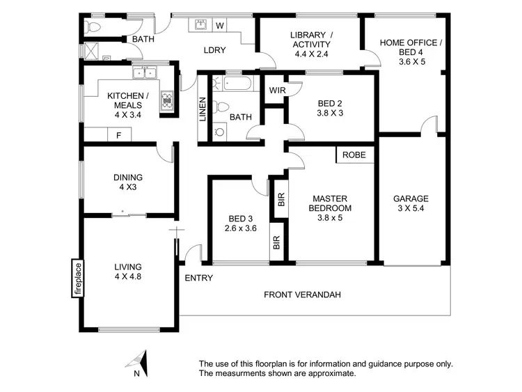 Floorplan of Homely house listing, 45 VICTORIA STREET, St James WA 6102