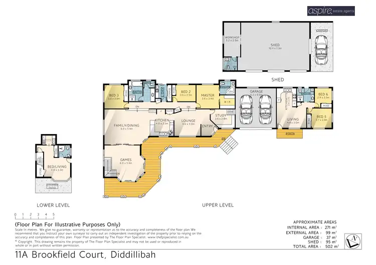 Floorplan of Homely house listing, 11A Brookfield Court, Diddillibah QLD 4559