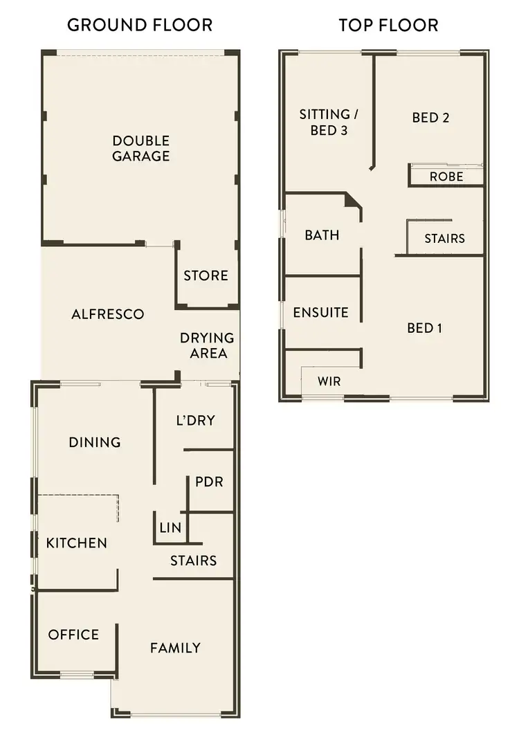Floorplan of Homely townhouse listing, 1/48 Morfitt Street, Mandurah WA 6210