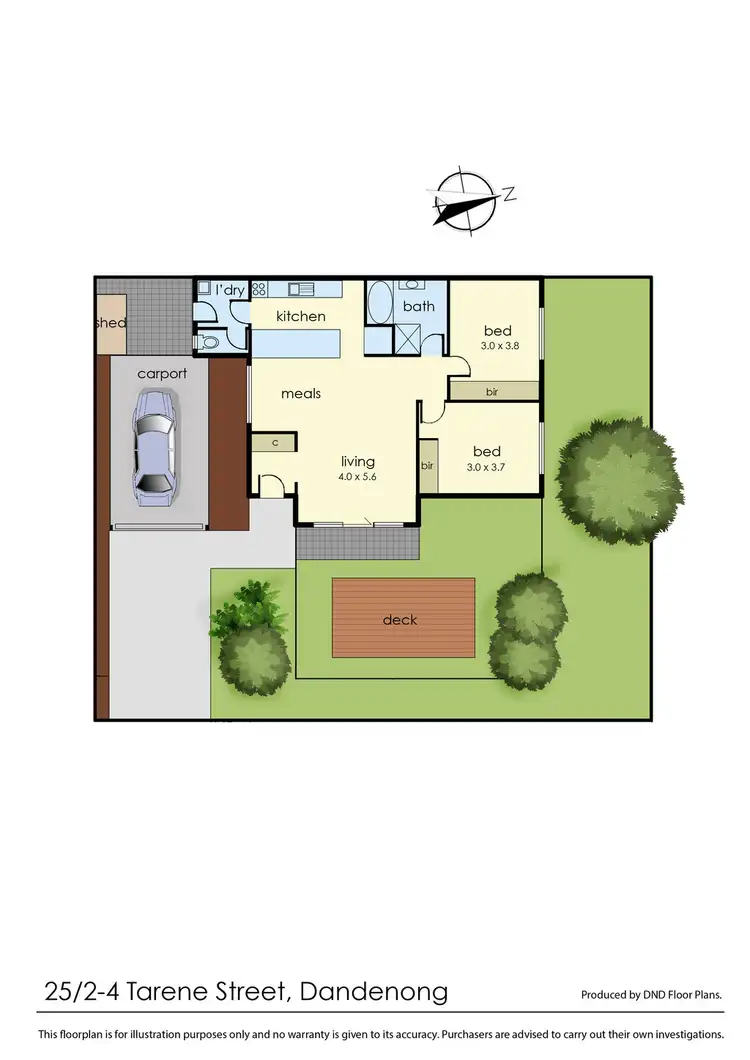 Floorplan of Homely unit listing, 25/2-4 Tarene Street, Dandenong VIC 3175