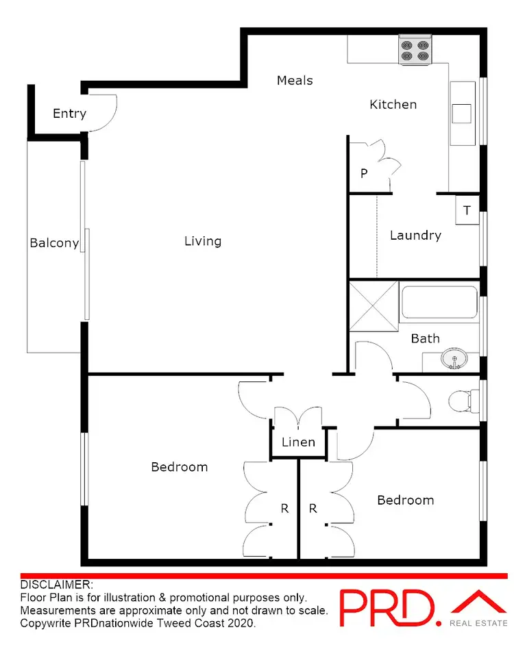 Floorplan of Homely unit listing, 4/17 Murphys Road, Kingscliff NSW 2487