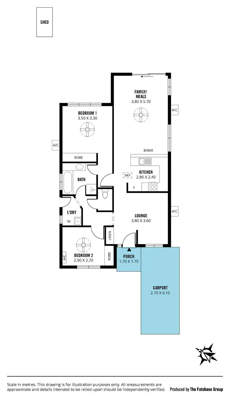 Floorplan of Homely house listing, 9 Sea Eagle Crescent, Seaford Rise SA 5169