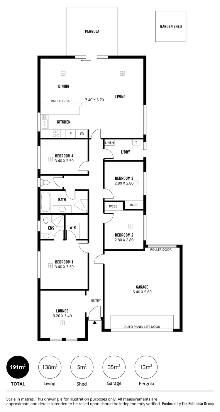 Floorplan of Homely house listing, 14 Jarrah Drive, Munno Para West SA 5115