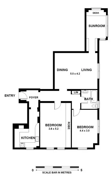 Floorplan of Homely apartment listing, 23/10 Hardie Street, Darlinghurst NSW 2010