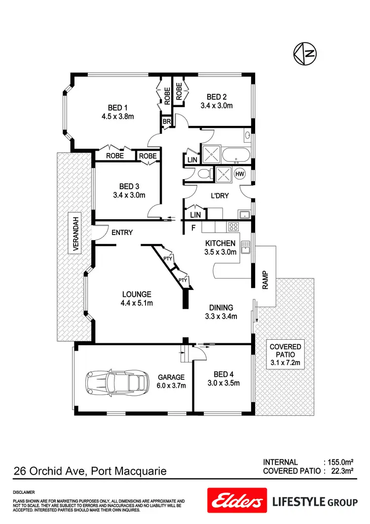 Floorplan of Homely house listing, 26 Orchid Avenue, Port Macquarie NSW 2444