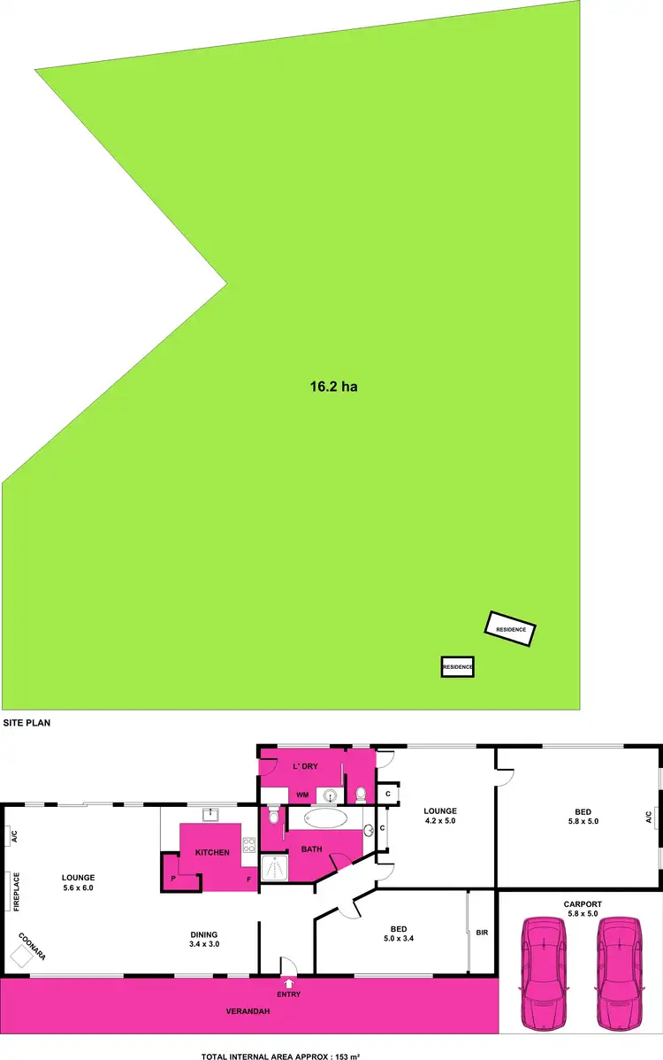 Floorplan of Homely house listing, 94-96 Steiglitz - She Oaks Road, She Oaks VIC 3331