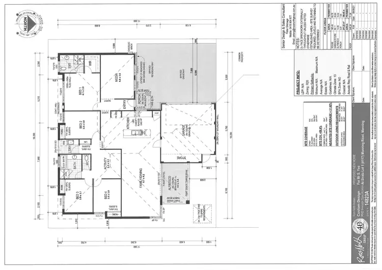 Floorplan of Homely land listing, 117B Manning Road, Manning WA 6152