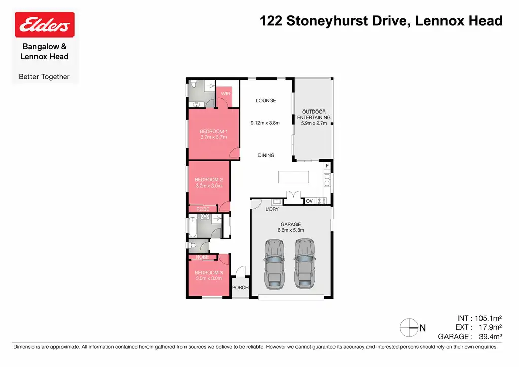 Floorplan of Homely house listing, 122 Stoneyhurst Drive, Lennox Head NSW 2478