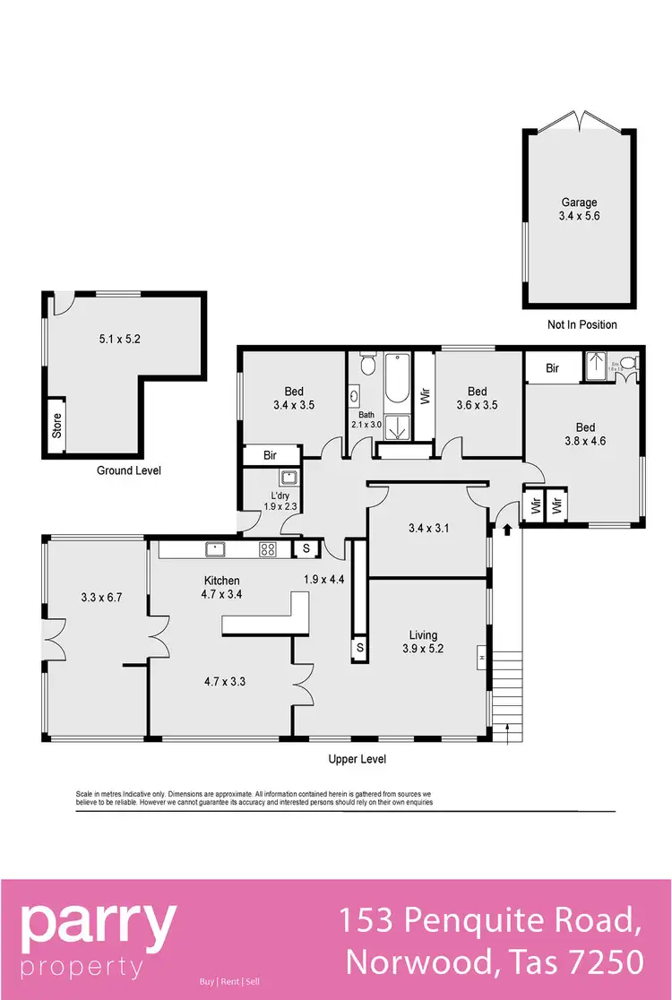 Floorplan of Homely house listing, 153 Penquite Road, Norwood TAS 7250