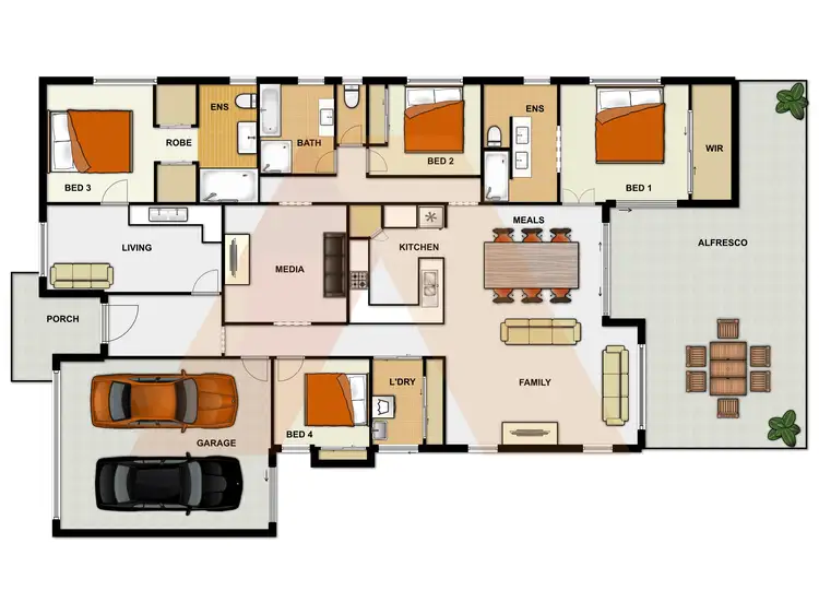 Floorplan of Homely house listing, 18-20 Jurd Place, Jimboomba QLD 4280