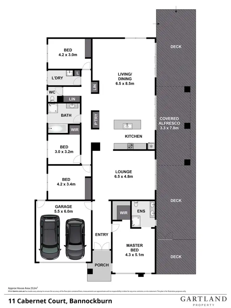 Floorplan of Homely house listing, 11 Cabernet Court, Bannockburn VIC 3331